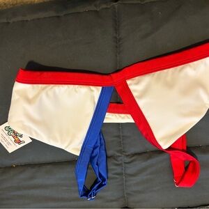 Red, White, and Blue Bikini Top